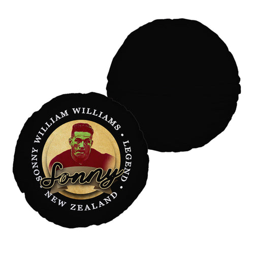 New Zealand Rugby Union Sonny  - Legend Collection - Circle Cushion 14"