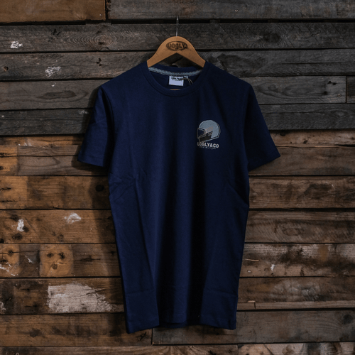 Navy U&C Helmet Tee
