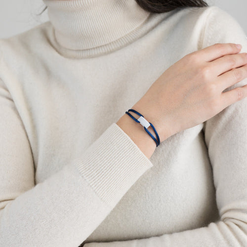 Snow Regent Cord Bracelet