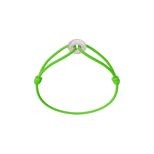 Mini Rose Soho Pavé Cord Bracelet