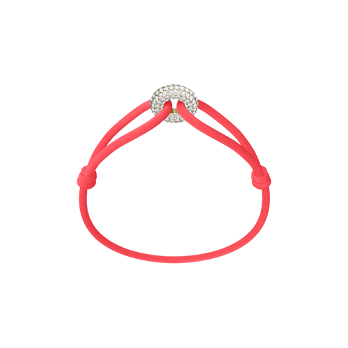 Golden Soho Pavé Cord Bracelet
