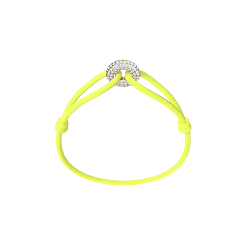 Golden Soho Pavé Cord Bracelet