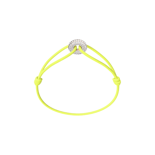 Mini Rose Soho Pavé Cord Bracelet