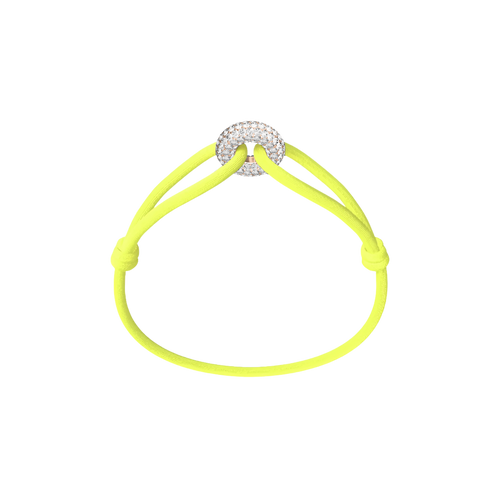 Rose Soho Pavé Cord Bracelet