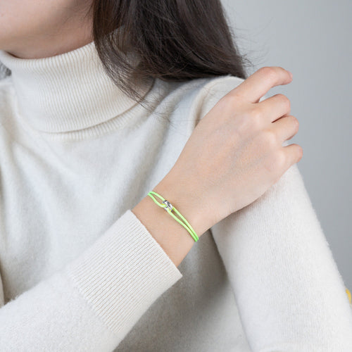 Mini Silver Soho Cord Bracelet