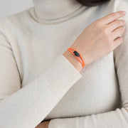 Carbon Regent Cord Bracelet