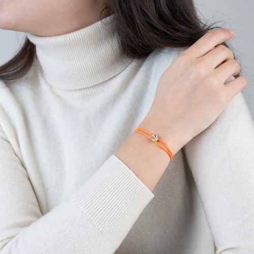 Mini Silver Soho Cord Bracelet