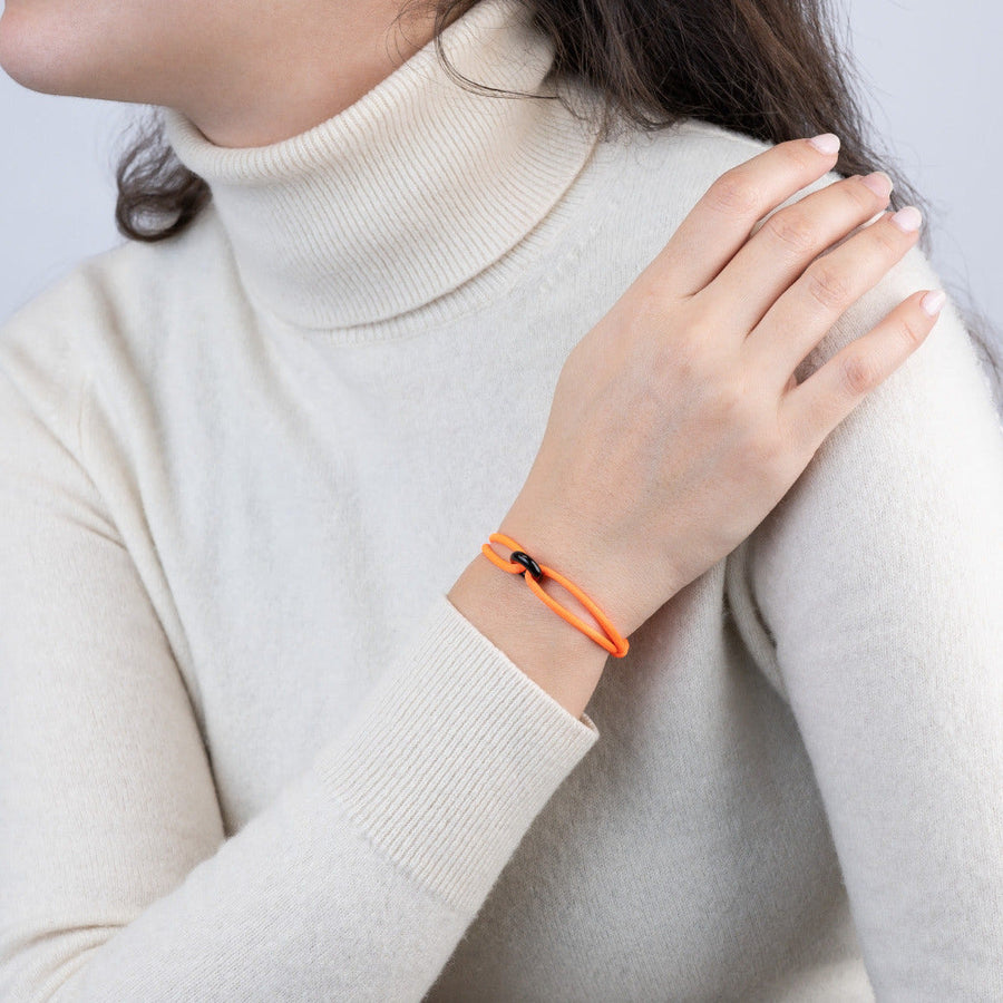 Black Soho Cord Bracelet