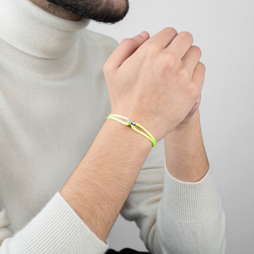 Silver Soho Diamond Cord Bracelet