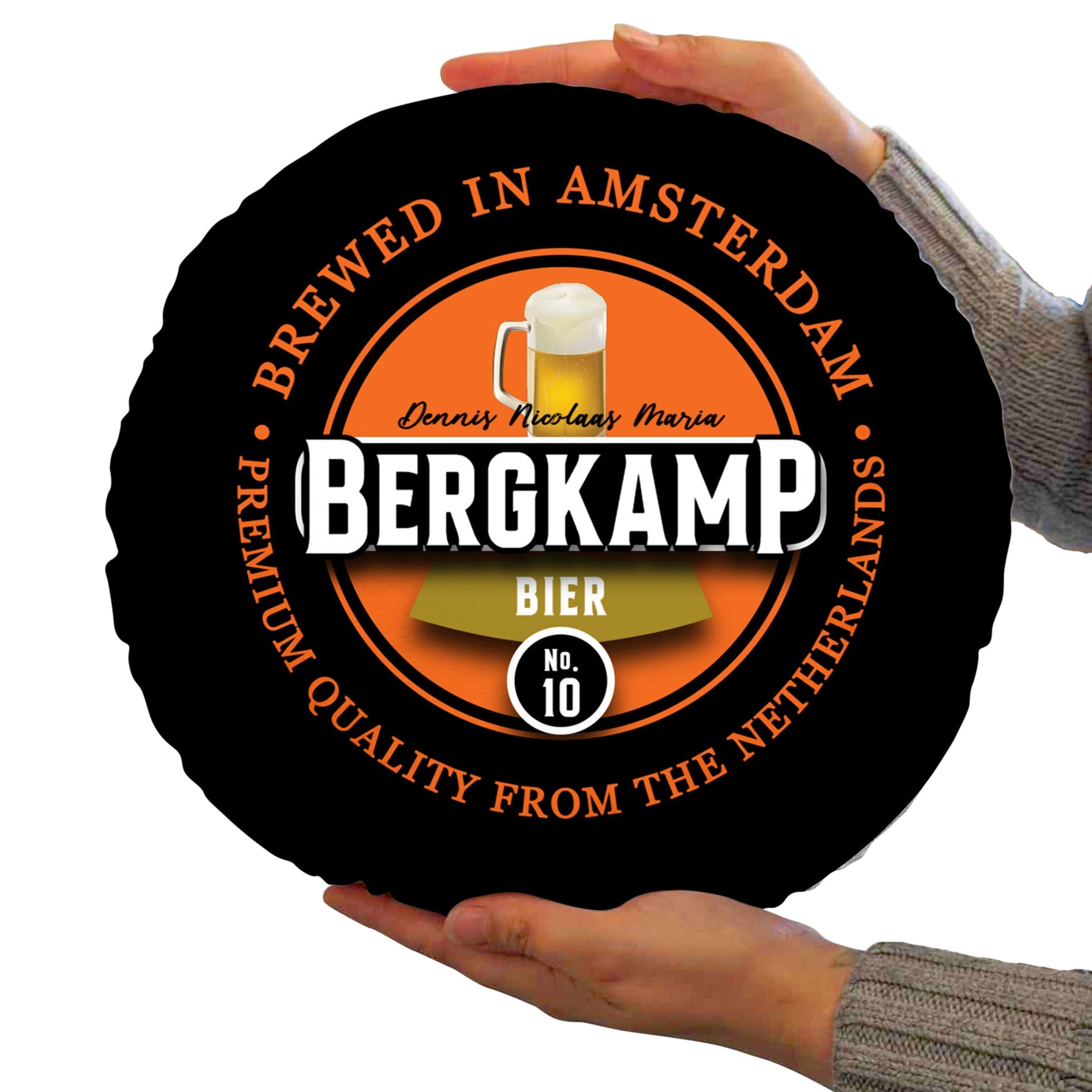 Netherlands Bergkamp Circle Cushion 14"