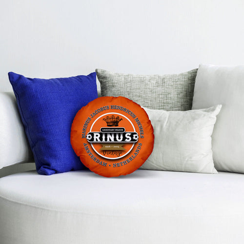 Netherlands Rinus Circle Cushion 14"