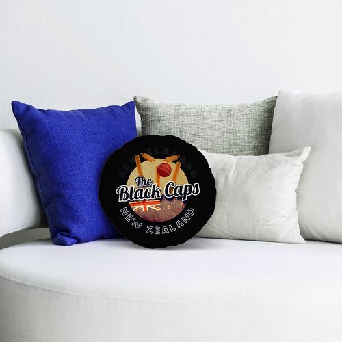 New Zealand Black Caps  - Legend Collection - Circle Cushion 14"