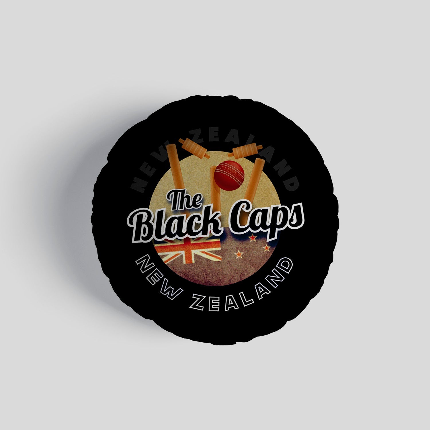 New Zealand Black Caps  - Legend Collection - Circle Cushion 14"