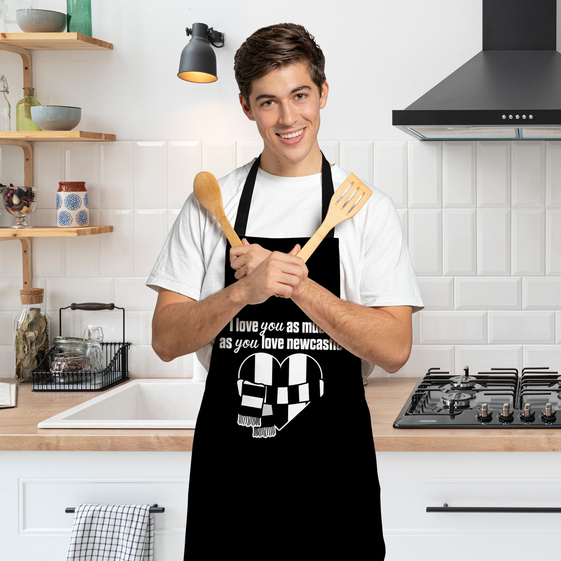 Love you as much as You Love Newcastle - Novelty Apron
