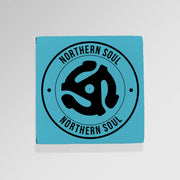 Northern Soul - Record Spindle - Blue - Drinks Coaster - Round or Square
