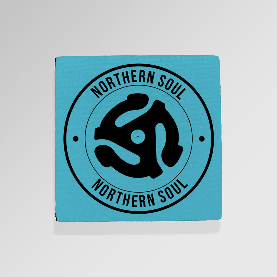 Northern Soul - Record Spindle - Blue - Drinks Coaster - Round or Square