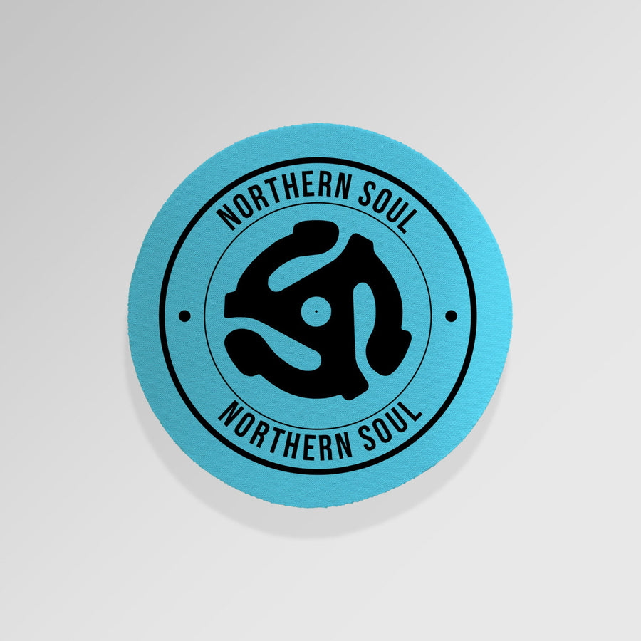 Northern Soul - Record Spindle - Blue - Drinks Coaster - Round or Square