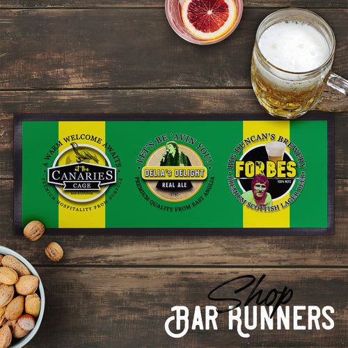 Norwich - Football Legends - Bar Runner