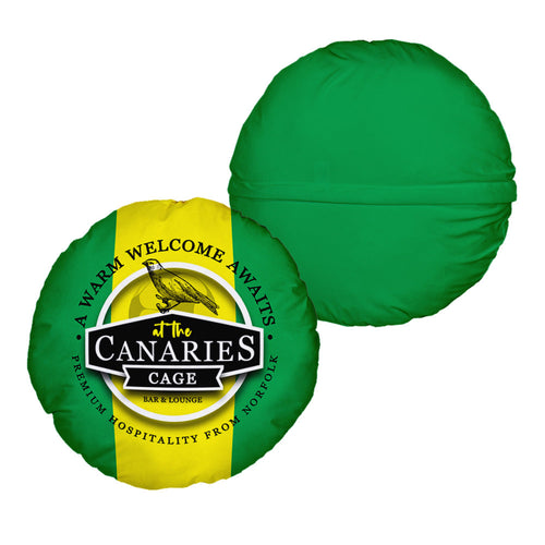 Norwich Canaries - Football Legends - Circle Cushion 14"