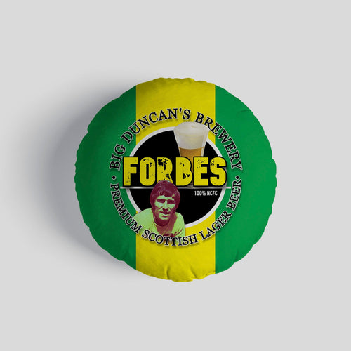 Norwich Forbes - Football Legends - Circle Cushion 14"