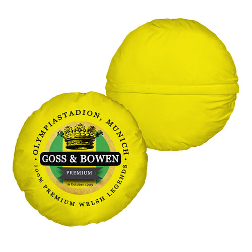 Norwich Goss Bowen - Football Legends - Circle Cushion 14"
