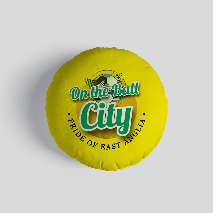 Norwich On the Ball - Football Legends - Circle Cushion 14"