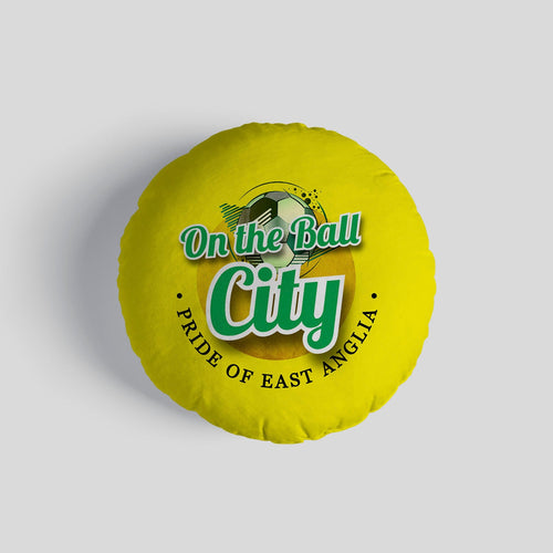 Norwich On the Ball - Football Legends - Circle Cushion 14"