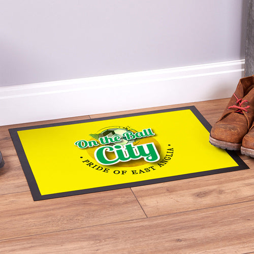 Norwich On the Ball  - Football Legends - Door Mat -60cm X 40cm