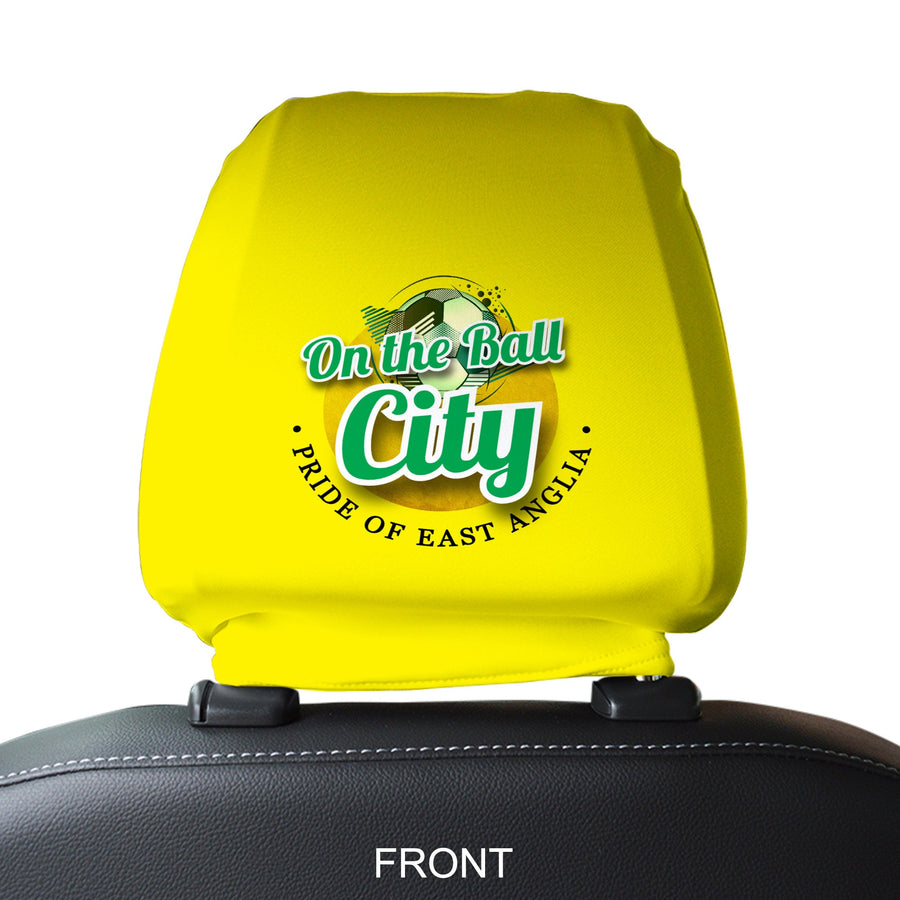 Norwich On the Ball - Football Legends - Headrest Cover