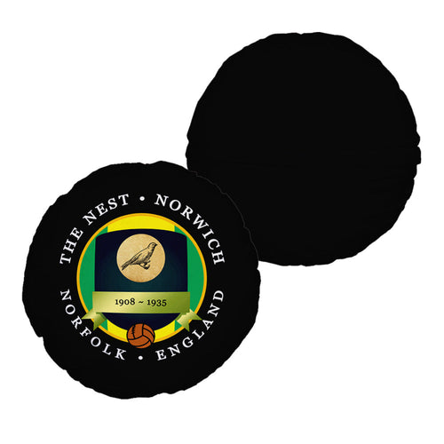 Norwich The Nest - Football Legends - Circle Cushion 14"