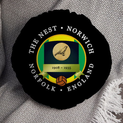 Norwich The Nest - Football Legends - Circle Cushion 14"