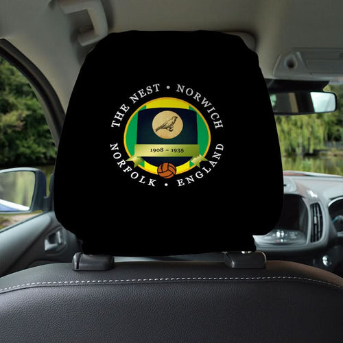 Norwich The Nest - Football Legends - Headrest Cover