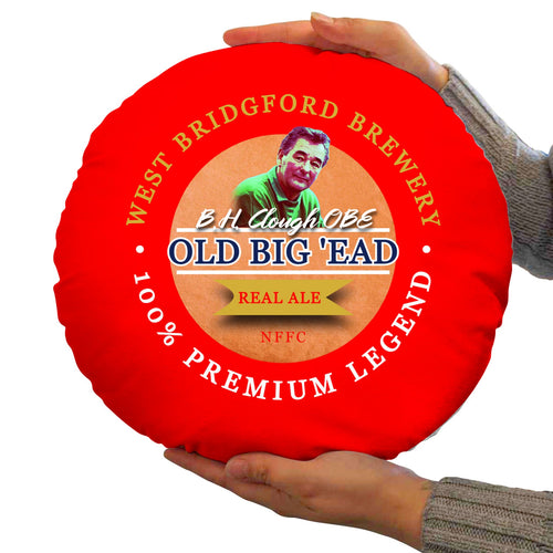 Nottingham Clough - Football Legends - Circle Cushion 14"