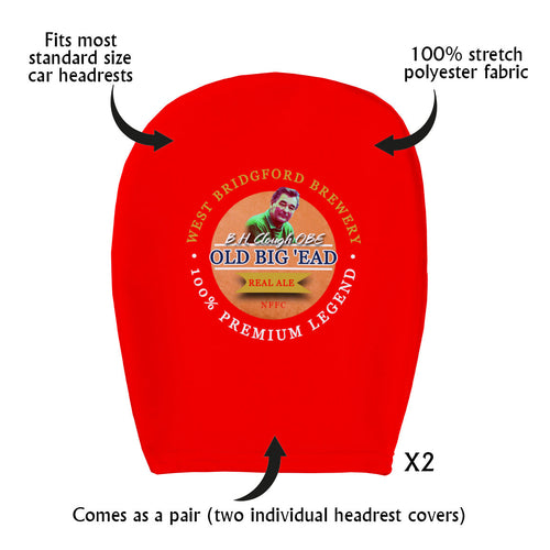 Nottingham Clough - Football Legends - Headrest Cover