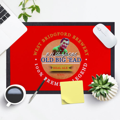 Nottingham Clough - Football Legends - Door Mat  - 60cm X 40cm