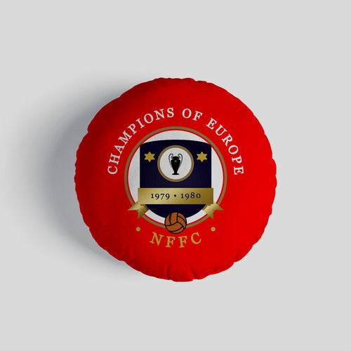 Nottingham European Cup - Football Legends - Circle Cushion 14"