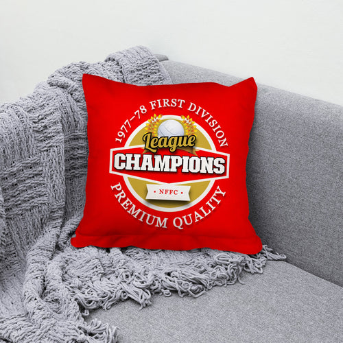 Nottingham League Champions - Football Legends - Cushion 10"