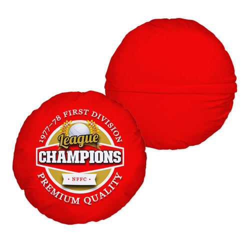 Nottingham League Champions - Football Legends - Circle Cushion 14"