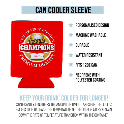 Nottingham League Champions - Football Legends - Can Cooler