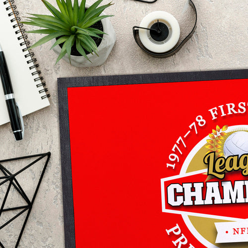 Nottingham League Champions  - Football Legends - Door Mat -60cm X 40cm