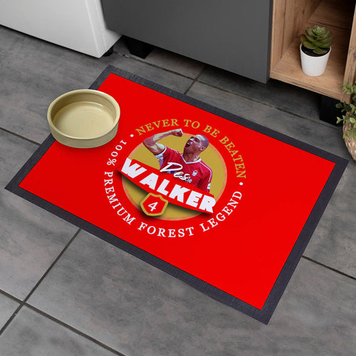 Nottingham Walker  - Football Legends - Door Mat -60cm X 40cm