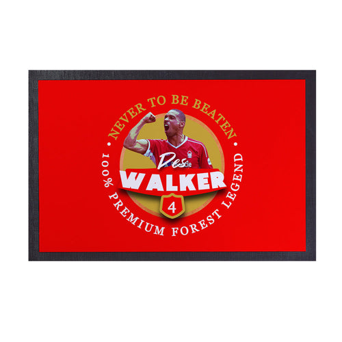Nottingham Walker  - Football Legends - Door Mat -60cm X 40cm