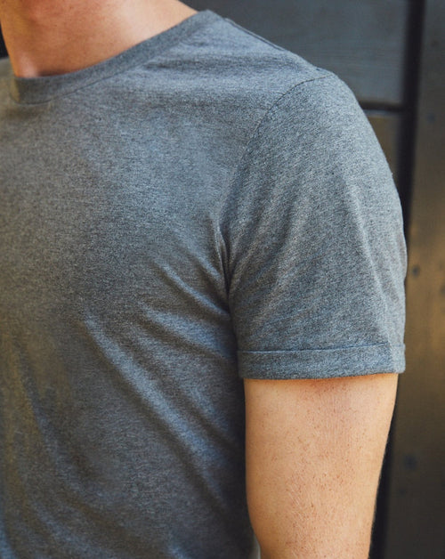 Fairtrade Organic Rolled Sleeve T-shirt: Mens