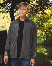 Fairtrade Organic Cotton High Neck Jacket: Unisex