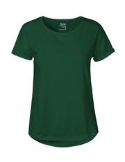 Fairtrade Organic Roll Up Sleeve T-shirt: Womens