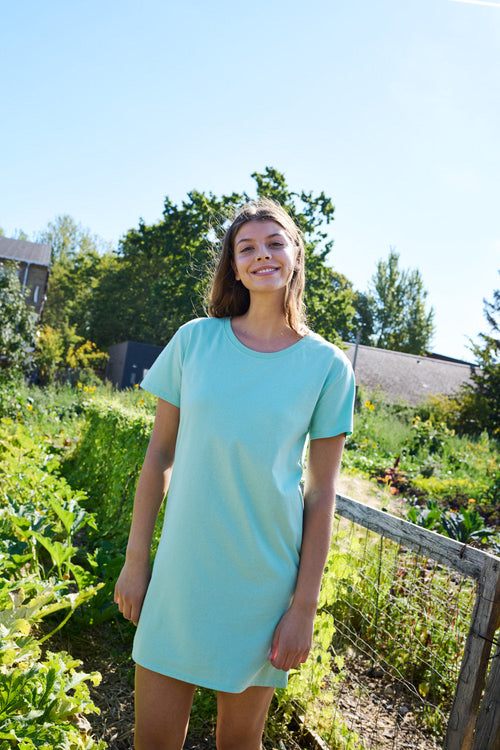 Fairtrade Organic Long Length T-shirt: Womens