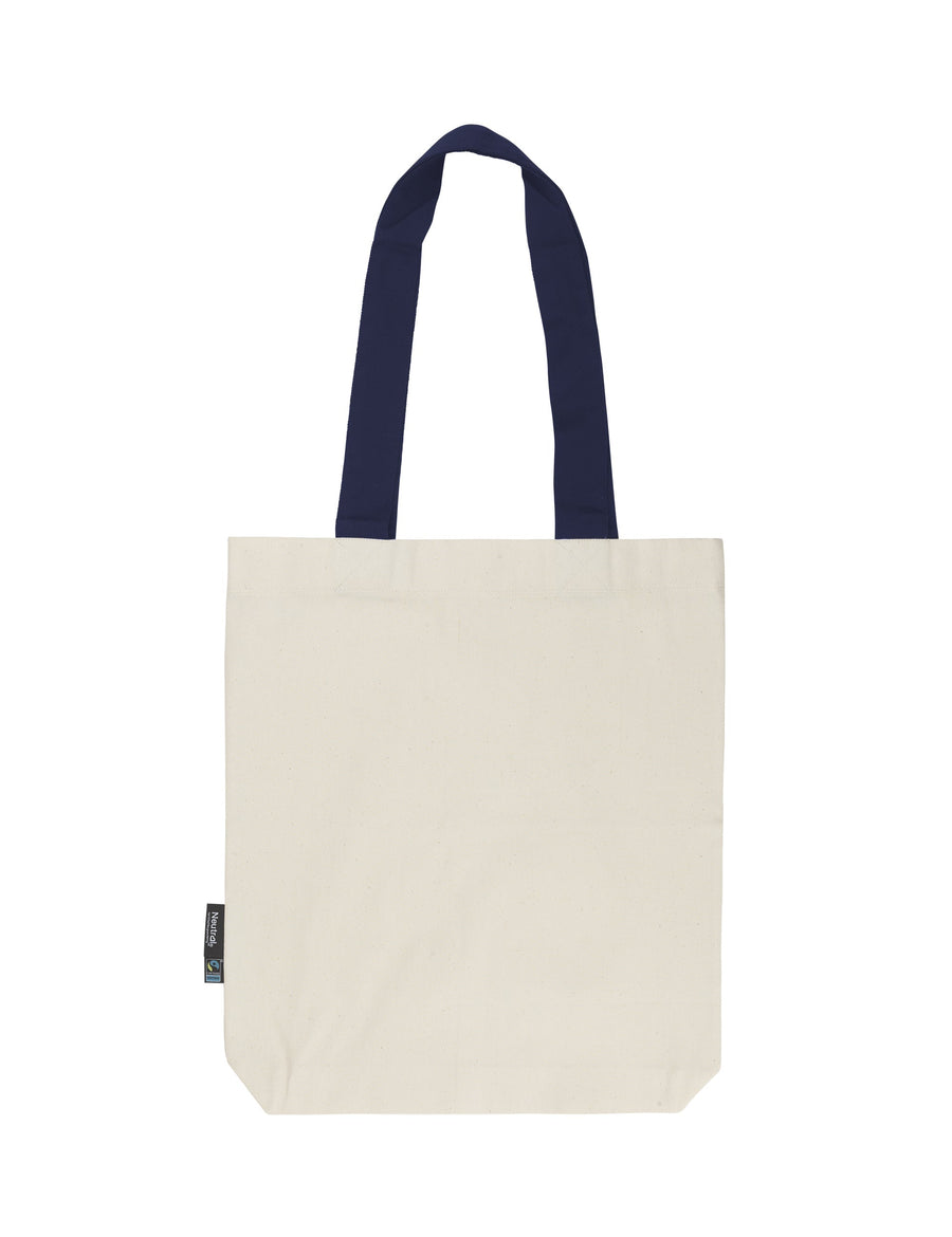Fairtrade Organic Twill Bag with Contrast Handles