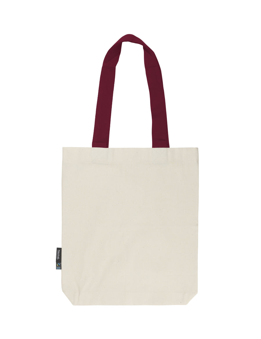 Fairtrade Organic Twill Bag with Contrast Handles