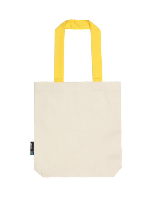 Fairtrade Organic Twill Bag with Contrast Handles