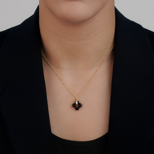 Golden Clover Necklace